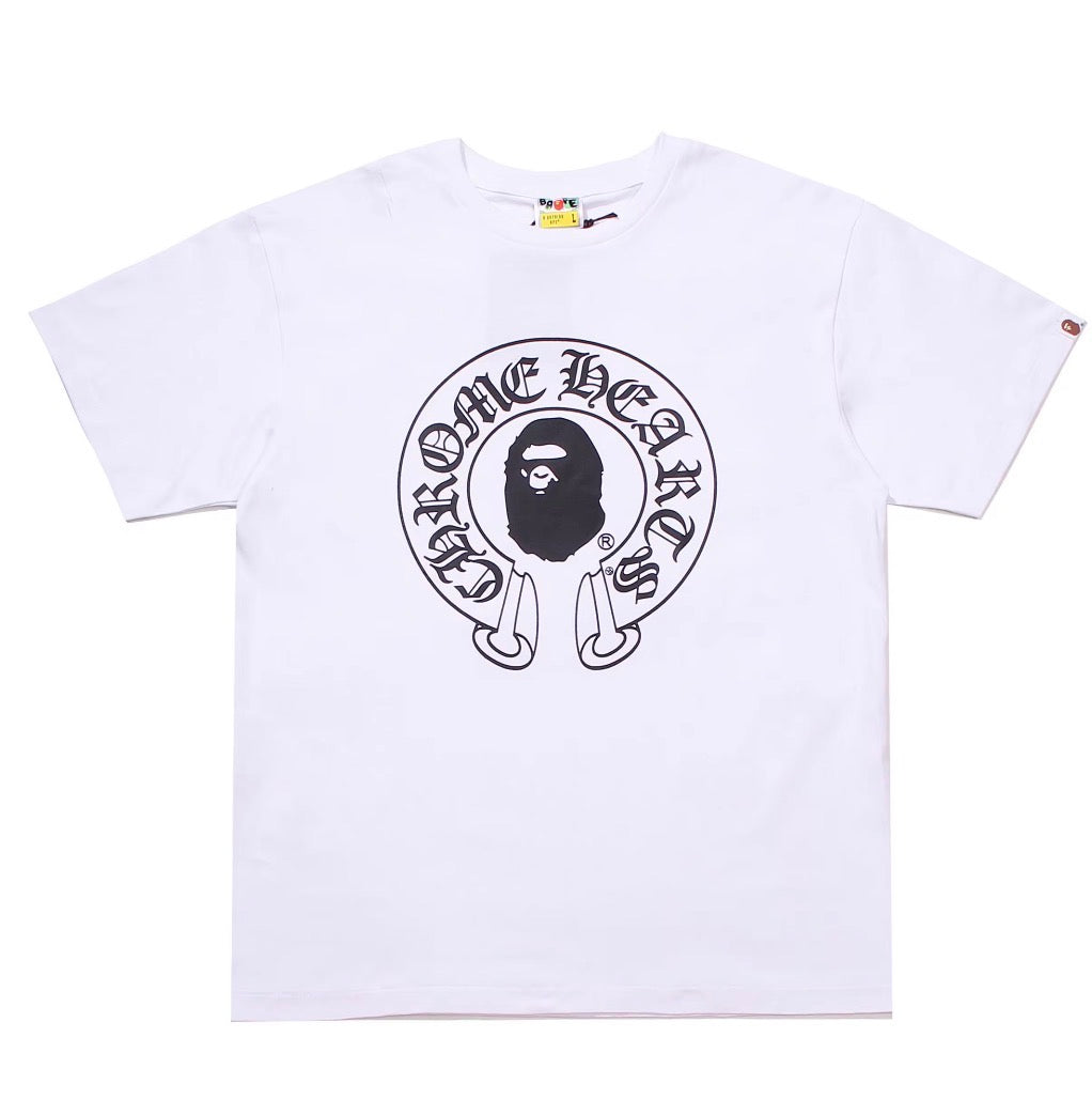 Bape x chrome hearts tees